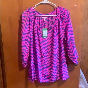 Lilly Pulitzer Moxy Top - Sz Large